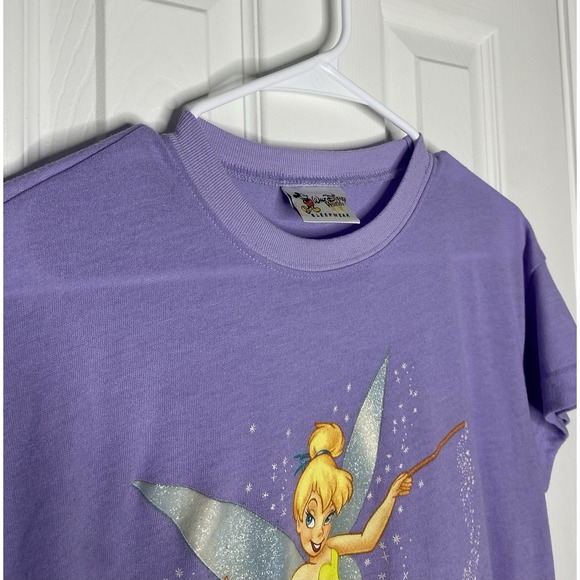 Walt Disney World Vintage Sleepwear Tinker Bell Sleep Shirt Purple M/L *read* - Picture 5 of 7